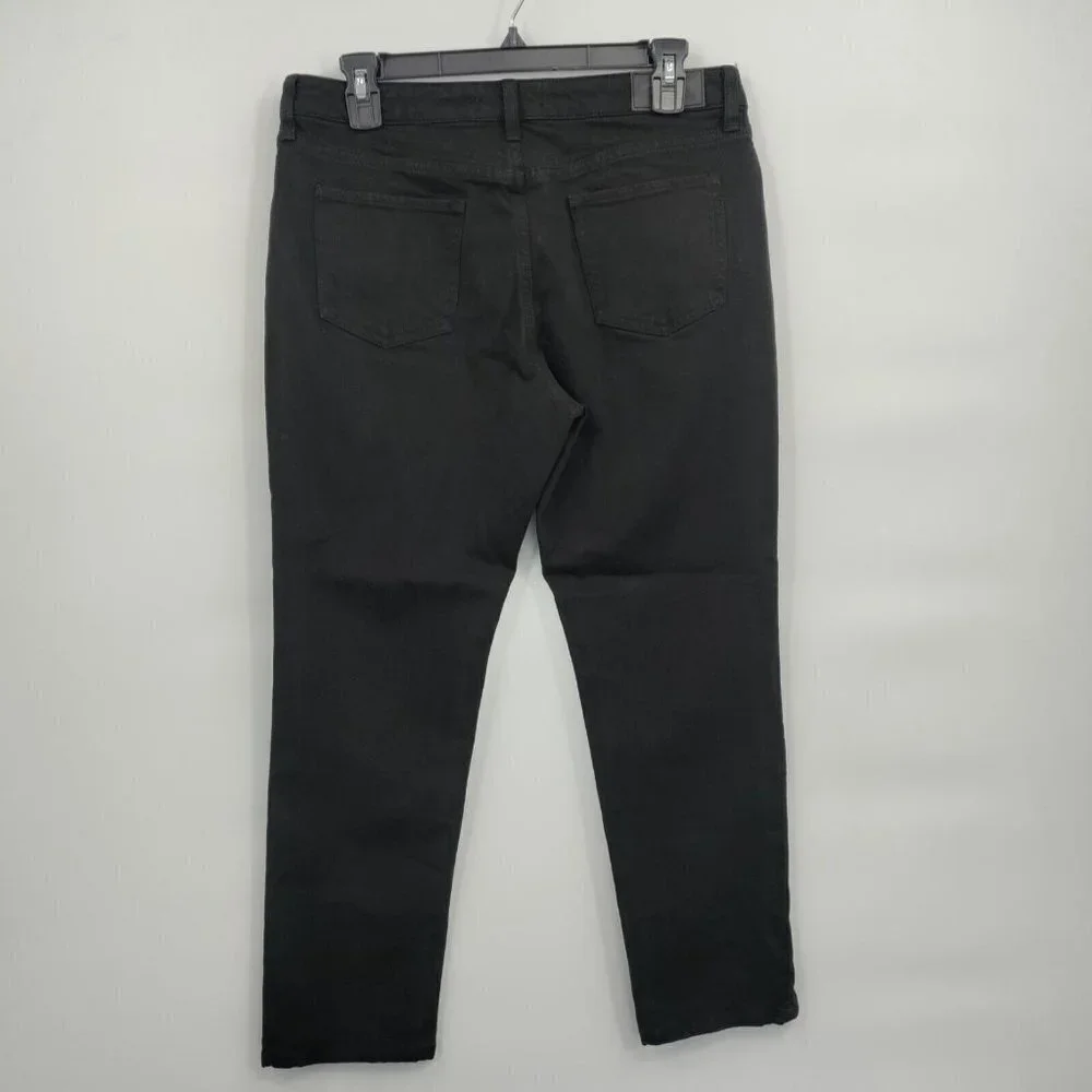 Kate Spade Broome Street Mid-Rise Crop Skinny Jeans Stretch 29 Women Black
